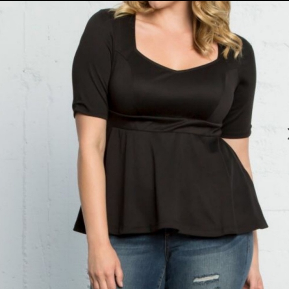 Kiyonna Peplum Top 1x
